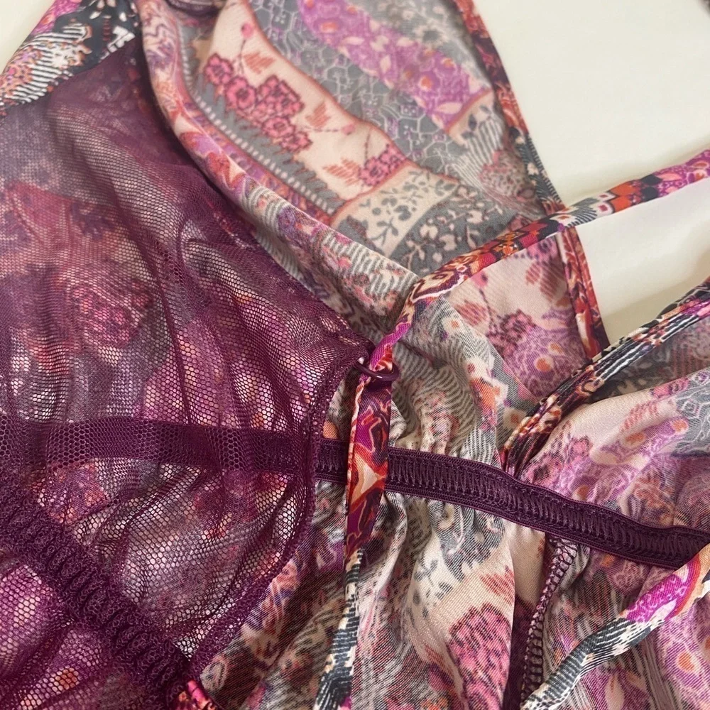 Victoria’s Secret Floral Lace mesh Bodysuit - Picture 3 of 8